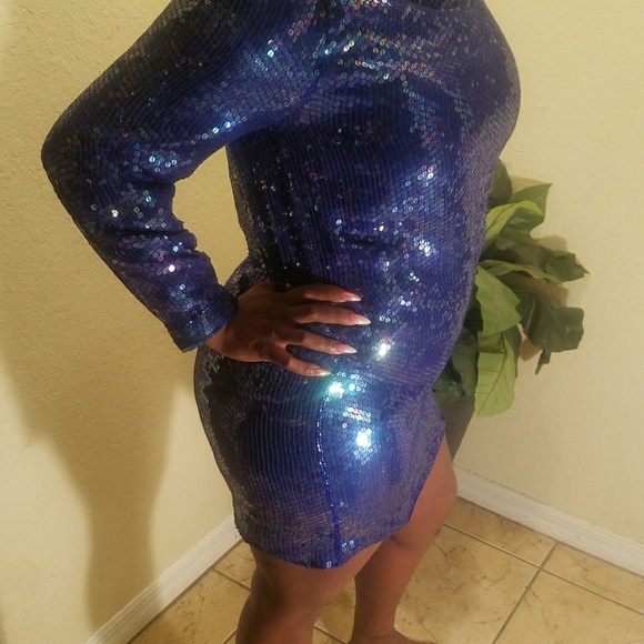 Multi color sequin dress - Picture 2 of 6